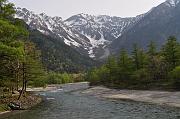  Hotaka Mountains viewed from Kappa Bridge.